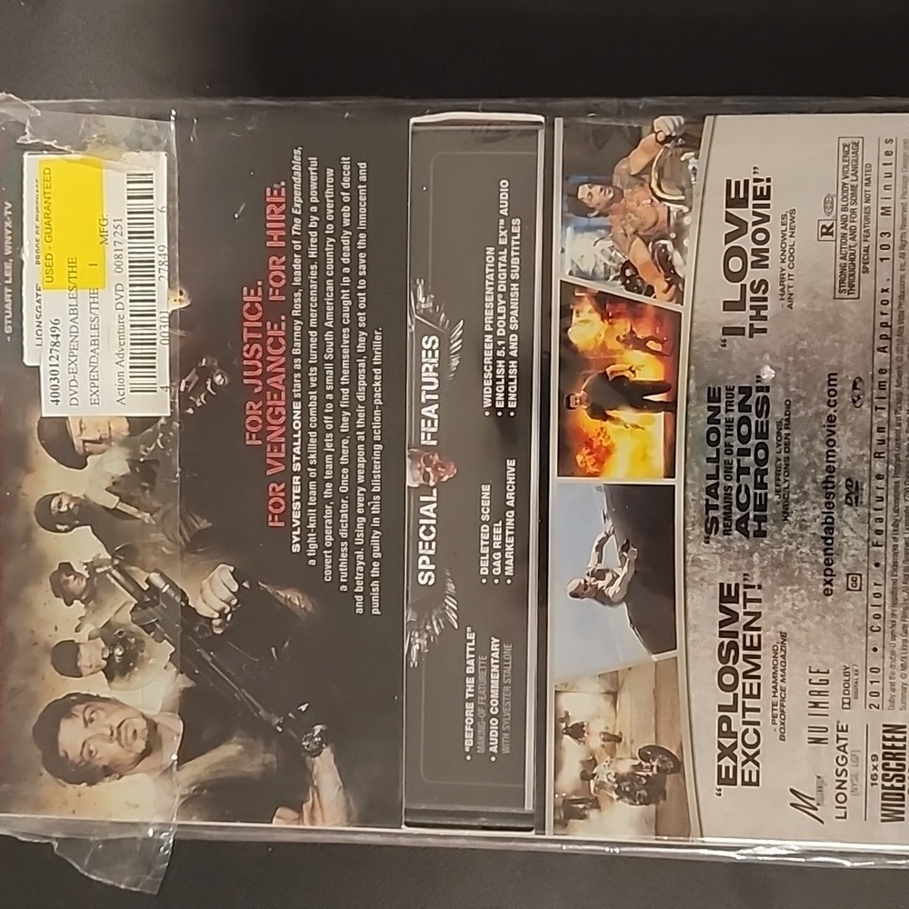 The Expendables DVD - Picture 2 of 5